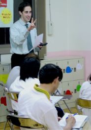 One of EFL's Instructors teaching in Japan